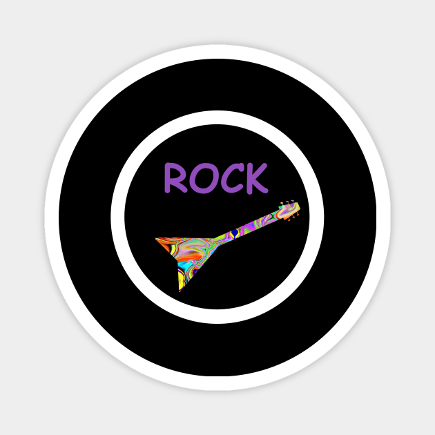 Rock Guitar 02 Magnet by kensor